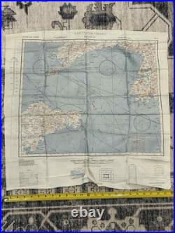 WW2 WWII US Army Air Force Silk Pilot Escape Map 1944 Peking & Ryojun CHINA CBI