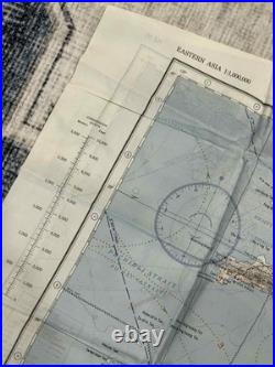 WW2 WWII US Army Air Force Silk Pilot Escape Map 1944 Peking & Ryojun CHINA CBI