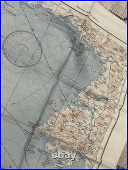 WW2 WWII US Army Air Force Silk Pilot Escape Map 1944 Peking & Ryojun CHINA CBI