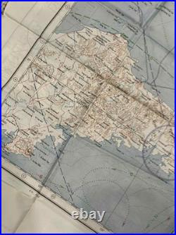 WW2 WWII US Army Air Force Silk Pilot Escape Map 1944 Peking & Ryojun CHINA CBI