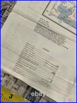 WW2 WWII US Army Air Force Silk Pilot Escape Map 1944 Peking & Ryojun CHINA CBI