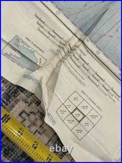 WW2 WWII US Army Air Force Silk Pilot Escape Map 1944 Peking & Ryojun CHINA CBI