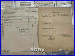 WW2 WWII USAAF US Army Air Force 458th BG Bombadier Document Group JR Butler