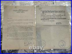 WW2 WWII USAAF US Army Air Force 458th BG Bombadier Document Group JR Butler