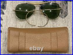 WW2 WWII USAAF US Army Air Force Pilot / Aviator RAY BAN Sunglasses Green Lenses