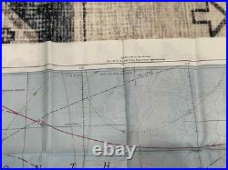 WW2 WWII USAAF US Army Air Force Silk Pilot Escape Map 1944 Mindanao & Borneo