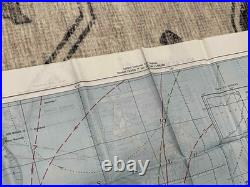 WW2 WWII USAAF US Army Air Force Silk Pilot Escape Map 1944 Mindanao & Borneo