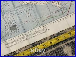 WW2 WWII USAAF US Army Air Force Silk Pilot Escape Map 1944 Mindanao & Borneo