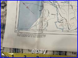 WW2 WWII USAAF US Army Air Force Silk Pilot Escape Map 1944 Mindanao & Borneo