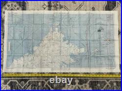 WW2 WWII USAAF US Army Air Force Silk Pilot Escape Map 1944 Mindanao & Borneo