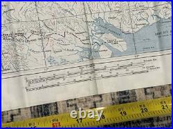 WW2 WWII USAAF US Army Air Force Silk Pilot Escape Map 1944 Mindanao & Borneo