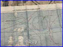 WW2 WWII USAAF US Army Air Force Silk Pilot Escape Map 1944 Mindanao & Borneo