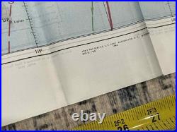 WW2 WWII USAAF US Army Air Force Silk Pilot Escape Map 1944 Mindanao & Borneo
