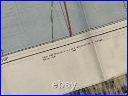 WW2 WWII USAAF US Army Air Force Silk Pilot Escape Map 1944 Mindanao & Borneo