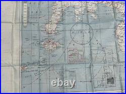 WW2 WWII USAAF US Army Air Force Silk Pilot Escape Map 1944 Mindanao & Borneo