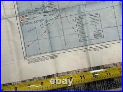 WW2 WWII USAAF US Army Air Force Silk Pilot Escape Map 1944 Mindanao & Borneo