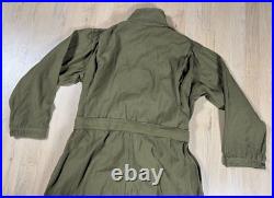 WW2 era US Army Air Corps Force Type A-4 Flight Suit Coveralls with Belt
