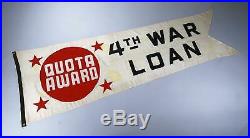 WW2 officer US Army Air Force Corp flag home front War Loan bond poster banner