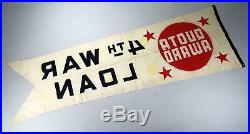 WW2 officer US Army Air Force Corp flag home front War Loan bond poster banner