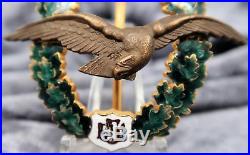 WWI Austria Air Force pilot medal badge German enamel pin WW2 US Army estate buy