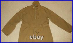WWII 1942 US Army Air Force Type A-4 Flight Suit Flightsuit Mustard Green sz 42