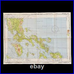 WWII 1944 Philippines Manila U. S. Army Air Force Pacific Combat Navigation Map
