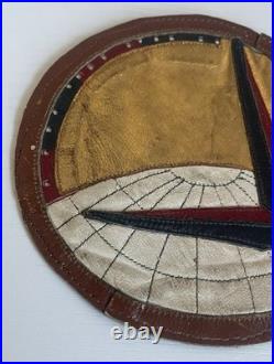 WWII 1945 US Air Transport Command Army Air Force Multi Piece Leather Patch