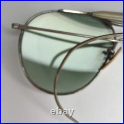 WWII 1945 US Army Air Forces AN6531-1 Aviator Sunglasses AO Case As-Is