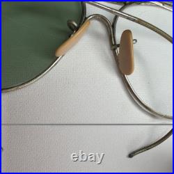 WWII 1945 US Army Air Forces AN6531-1 Aviator Sunglasses AO Case As-Is