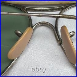 WWII 1945 US Army Air Forces AN6531-1 Aviator Sunglasses AO Case As-Is