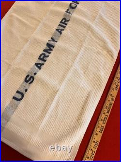 WWII AAF Towel U. S. ARMY AIR FORCES (original'CANNON' label) 40 x 22 MINT