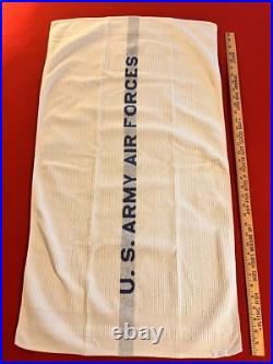 WWII AAF Towel U. S. ARMY AIR FORCES (original'CANNON' label) 40 x 22 MINT