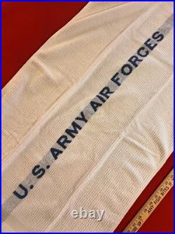 WWII AAF Towel U. S. ARMY AIR FORCES (original'CANNON' label) 40 x 22 MINT