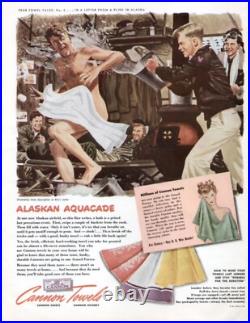 WWII AAF Towel U. S. ARMY AIR FORCES (original'CANNON' label) 40 x 22 MINT