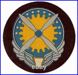 WWII ARMY AIR FORCE SERVICE COMMAND LEATHER AAF ORIGINAL JACKET PATCH c 1940s 5