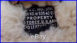 WWII Air Force Pilot, US Army A-6 Arctic Sheepskin Pants 38 Aero Leather Military