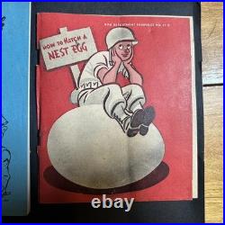 WWII Army Air Corps Scrapbook 1945 Sought After Pamphlets Photos Newspapers Etc