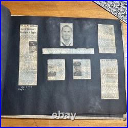 WWII Army Air Corps Scrapbook 1945 Sought After Pamphlets Photos Newspapers Etc