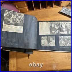 WWII Army Air Corps Scrapbook 1945 Sought After Pamphlets Photos Newspapers Etc