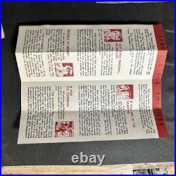 WWII Army Air Corps Scrapbook 1945 Sought After Pamphlets Photos Newspapers Etc