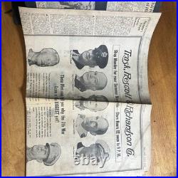 WWII Army Air Corps Scrapbook 1945 Sought After Pamphlets Photos Newspapers Etc