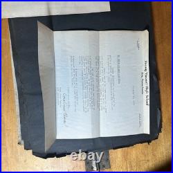 WWII Army Air Corps Scrapbook 1945 Sought After Pamphlets Photos Newspapers Etc