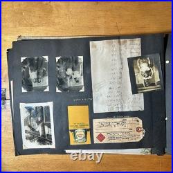 WWII Army Air Corps Scrapbook 1945 Sought After Pamphlets Photos Newspapers Etc