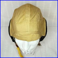 WWII Army Air Forces Summer Pilot Helmet/Cap Spec. AN-H-15 Bates Shoe Co. GREAT