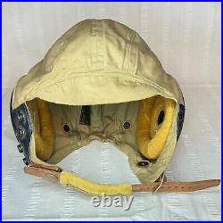 WWII Army Air Forces Summer Pilot Helmet/Cap Spec. AN-H-15 Bates Shoe Co. GREAT