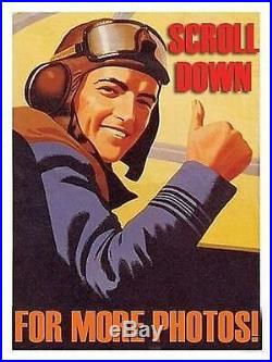 WWII Bancroft Flighter U. S. Army Air Force Officer Crusher Cap Original USAAF