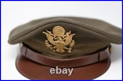 WWII Crusher Visor Cap Original SIZE 7 1/4 Army Air Force