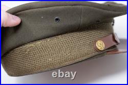 WWII Crusher Visor Cap Original SIZE 7 1/4 Army Air Force