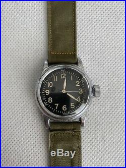 WWII ELGIN US ARMY AIR FORCE A-11 Watch 539 Hack WW2 Vintage 1945