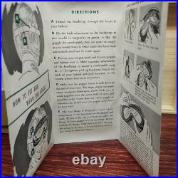 WWII Era Rochester Optical U. S. Army Air Force B-8 Flying Goggles, Lenses & Box